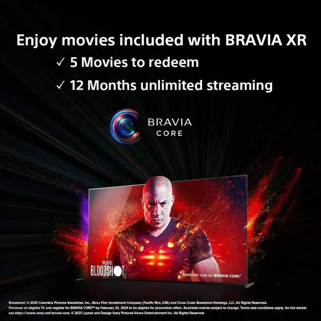 Alt view image 3 of 7 - Sony XR65A80J 65" Class BRAVIA XR OLED 4K Ultra HD Smart Google TV