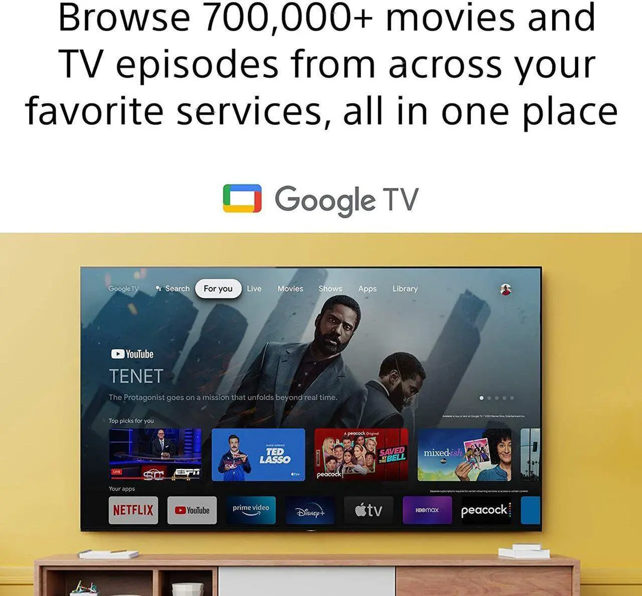 Alt view image 6 of 7 - Sony XR65A80J 65" Class BRAVIA XR OLED 4K Ultra HD Smart Google TV
