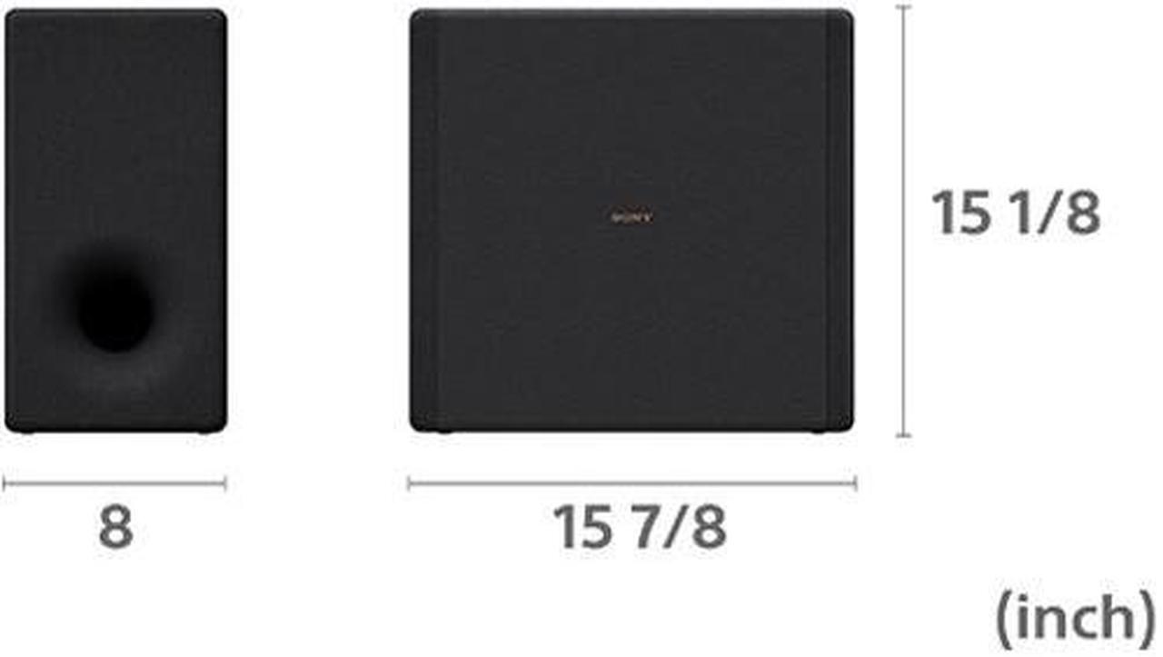 Alt view image 7 of 11 - Sony SA-SW3 Wireless Subwoofer for HT-A9/A7000/A5000