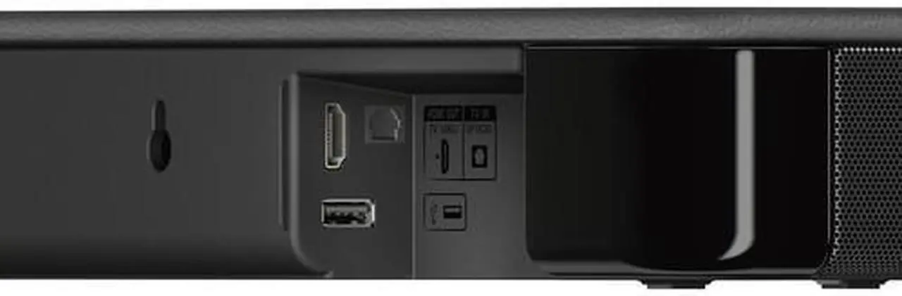 Alt view image 3 of 11 - Sony HT-S100F 2.0 Bluetooth Sound Bar Speaker - Wall Mountable - Dolby Digital, Dolby Dual Mono, S-Force Front Surround - USB - HDMI