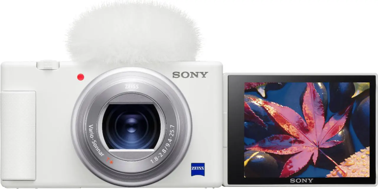 Alt view image 5 of 5 - Sony ZV-1 Digital Camera (White)
