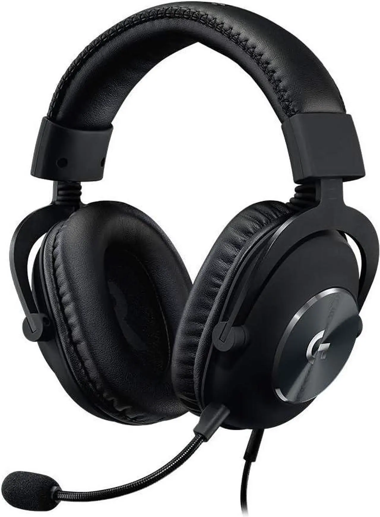 Alt view image 15 of 16 - Logitech G PRO X USB Wired Virtual 7.1 Surround Sound DTS Headphone X 2.0 Gaming Over-the-Ear Headset with Blue VO!CE for Windows 981-000817 - Black