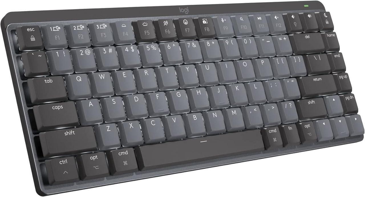 Alt view image 2 of 6 - Logitech MX Mechanical Mini Mac Compact Wireless Tactile Quiet Keys - Space Gray