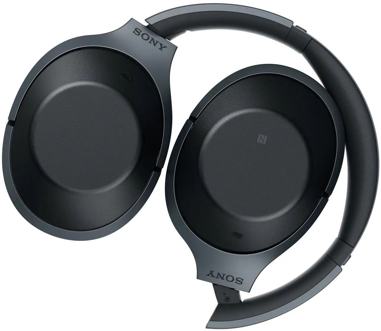 Alt view image 2 of 12 - Sony MDR-1000X/B Wireless Bluetooth Noise Cancelling Hi-Fi Headphones