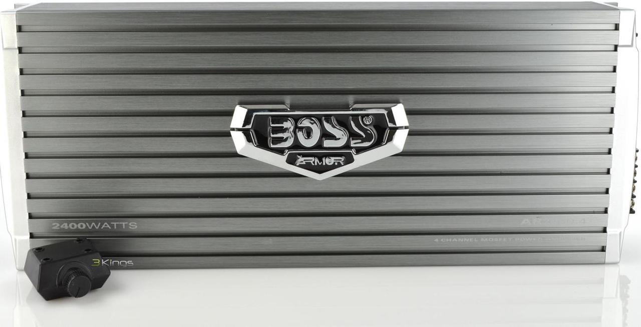 Main image of New Boss Ar2400.4 2400 Watt 4 Channel Car Amplifier Car Audio Car Amp