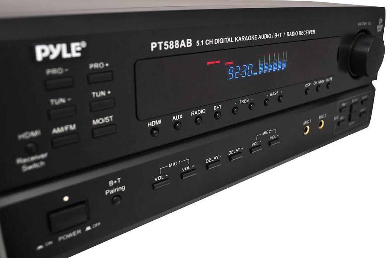 Alt view image 2 of 11 - New Pyle Pt588ab 5.1 Ch Home Theater Am Fm Receiver & Amplifier W/ Bluetooth