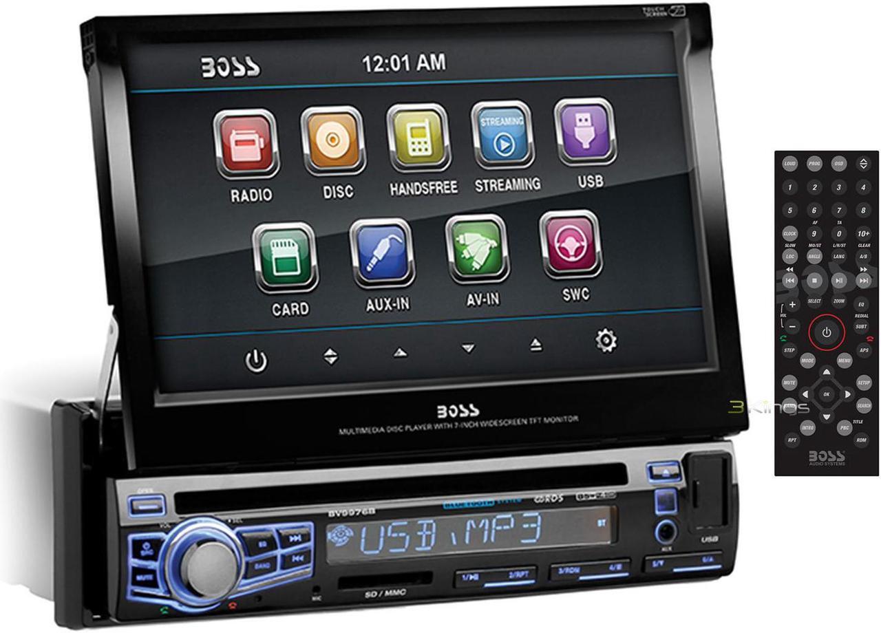 Main image of Boss Audio BV9976B 7" Touchscreen Single-Din DVD w/ Bluetooth