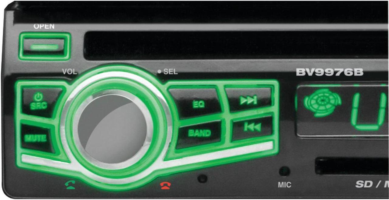 Alt view image 2 of 20 - Boss Audio BV9976B 7" Touchscreen Single-Din DVD w/ Bluetooth