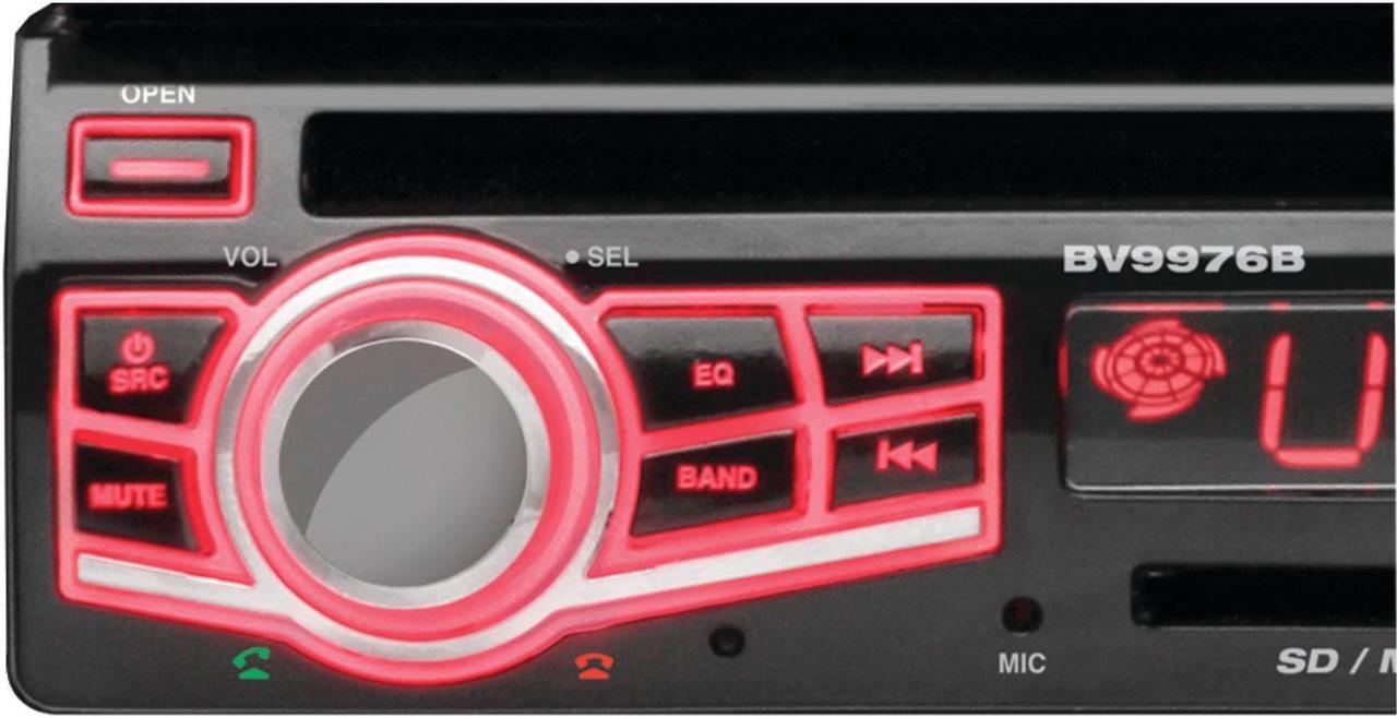 Alt view image 3 of 20 - Boss Audio BV9976B 7" Touchscreen Single-Din DVD w/ Bluetooth