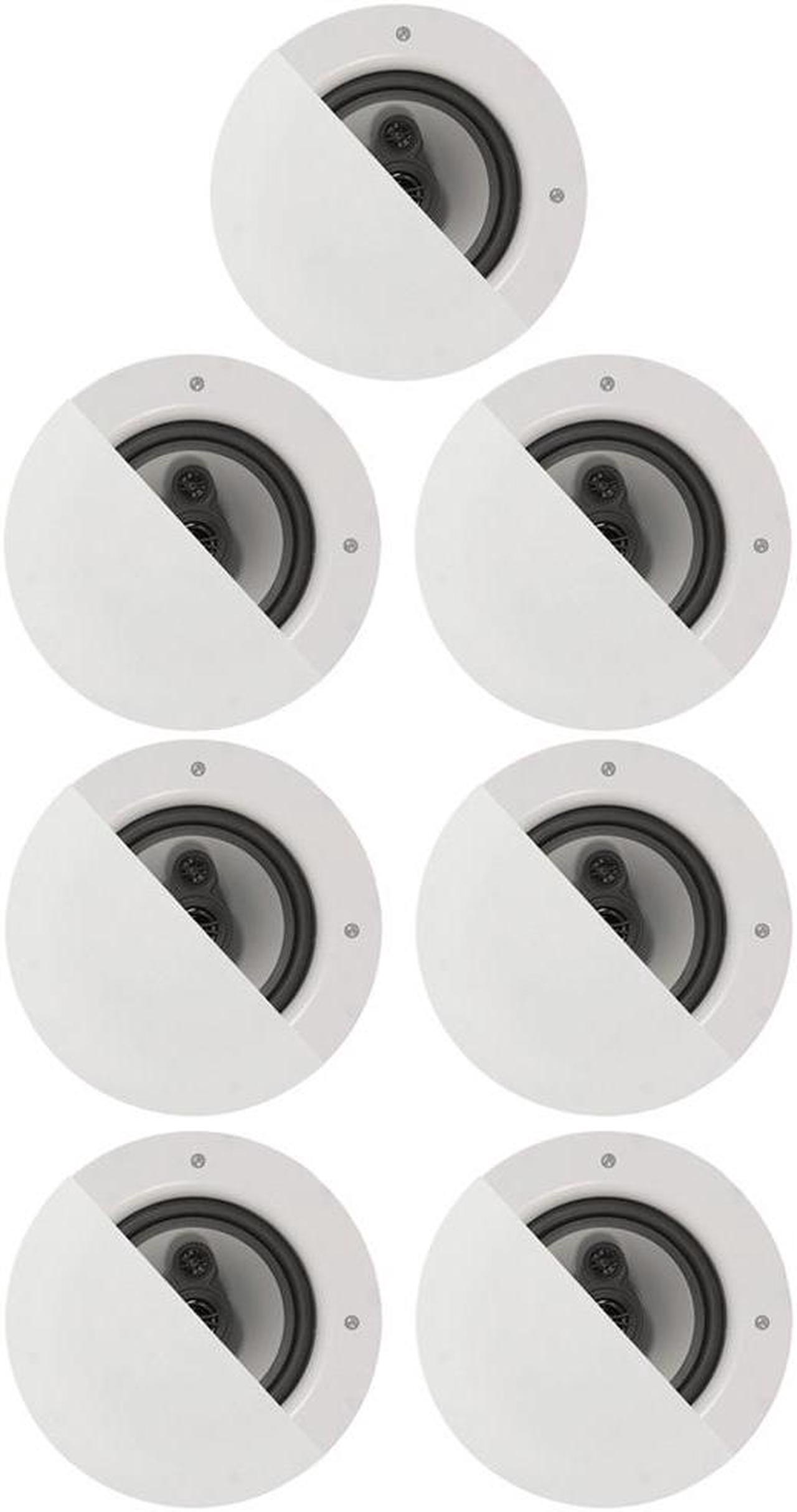 Main image of Acoustic Audio CSic64 Frameless 6.5" In Ceiling 7 Speaker Set 3 Way Home Theater Speakers