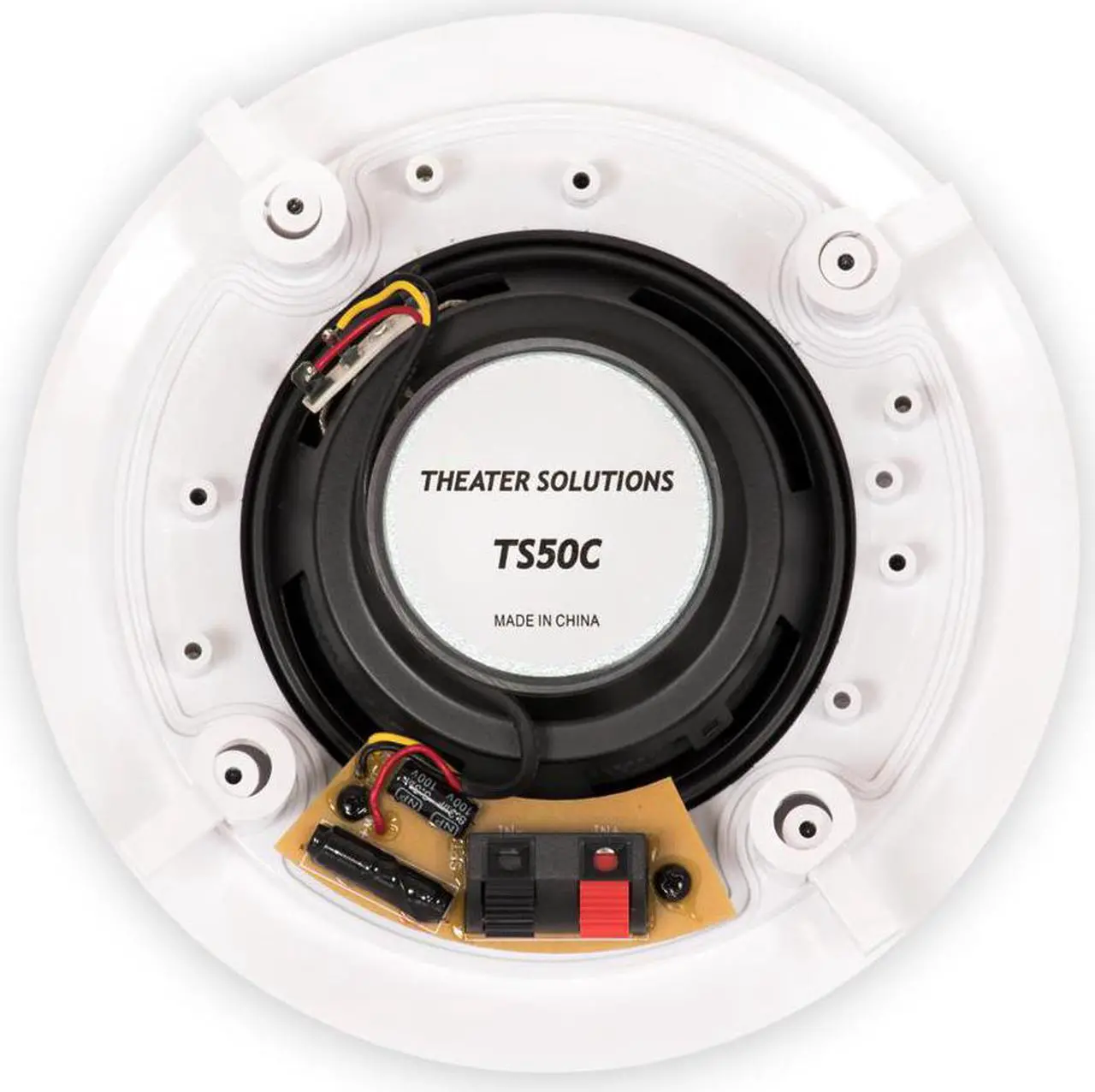 Alt view image 4 of 8 - Theater Solutions TS50C In Ceiling Speakers Surround Sound Home Theater 5 Speaker Set