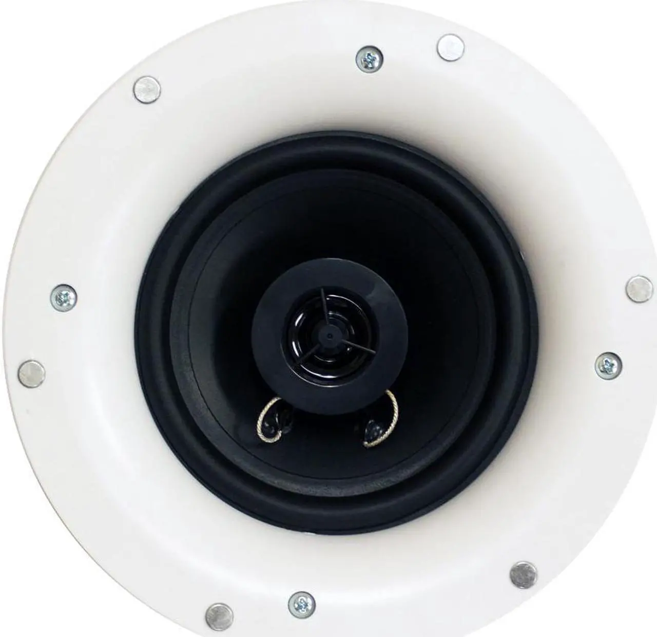 Alt view image 5 of 7 - Acoustic Audio R192 Frameless In Ceiling / In Wall 3 Speaker Set 2 Way Home Theater Surround Speakers