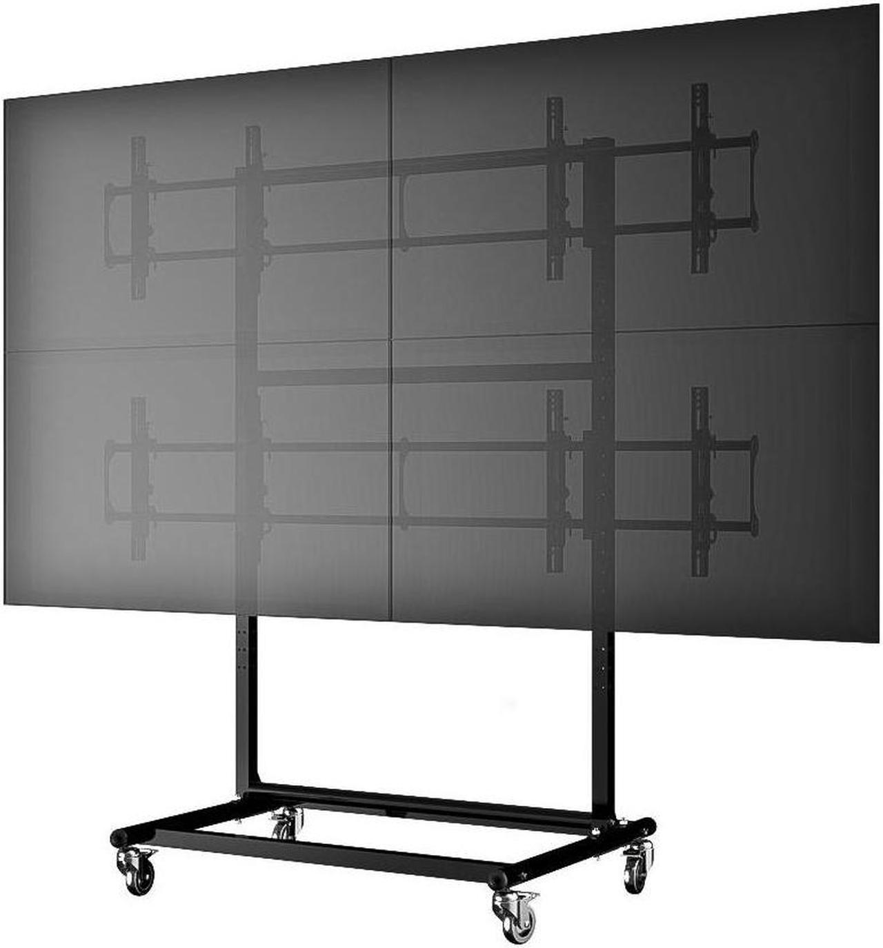 Cotytech Micro-Adjustable Mobile Video Wall Cart/Stand For 46 inch - 60 inch