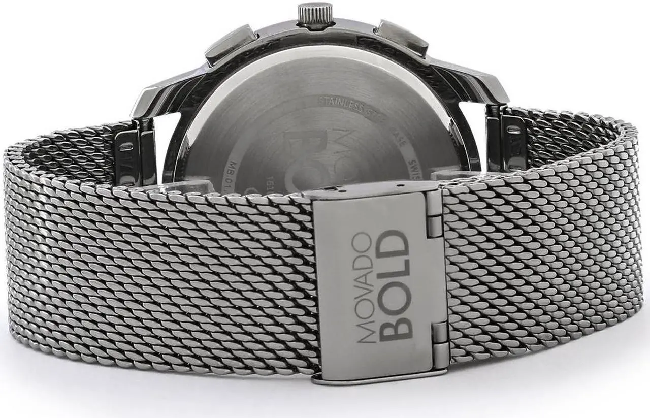 Alt view image 3 of 8 - Movado Men's Bold Gunmetal  Dial Watch - 3600635