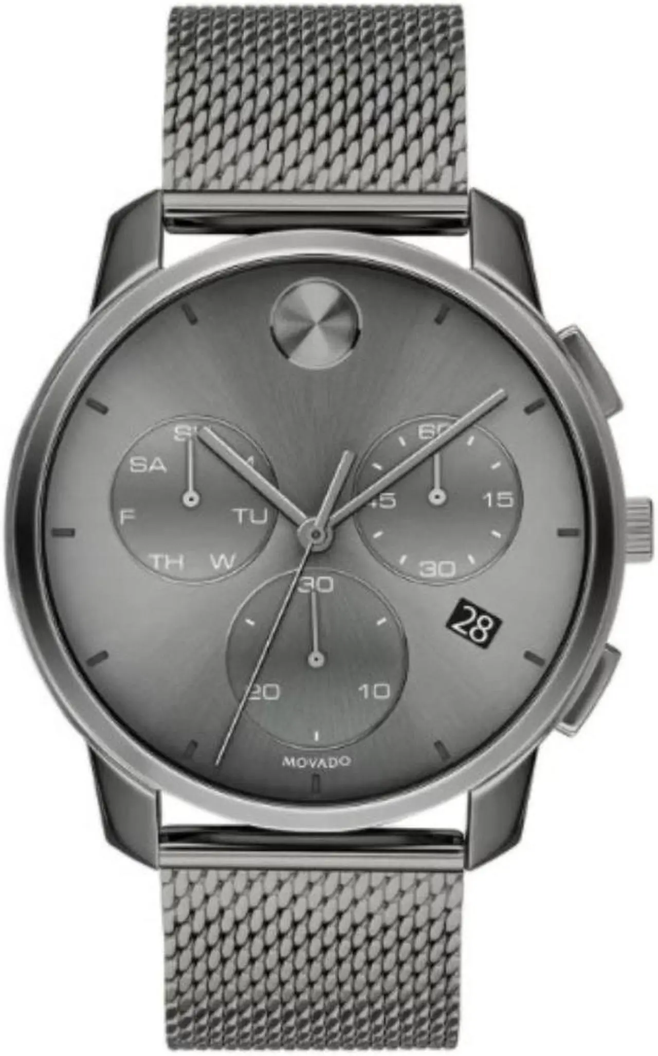 Alt view image 2 of 8 - Movado Men's Bold Gunmetal  Dial Watch - 3600635