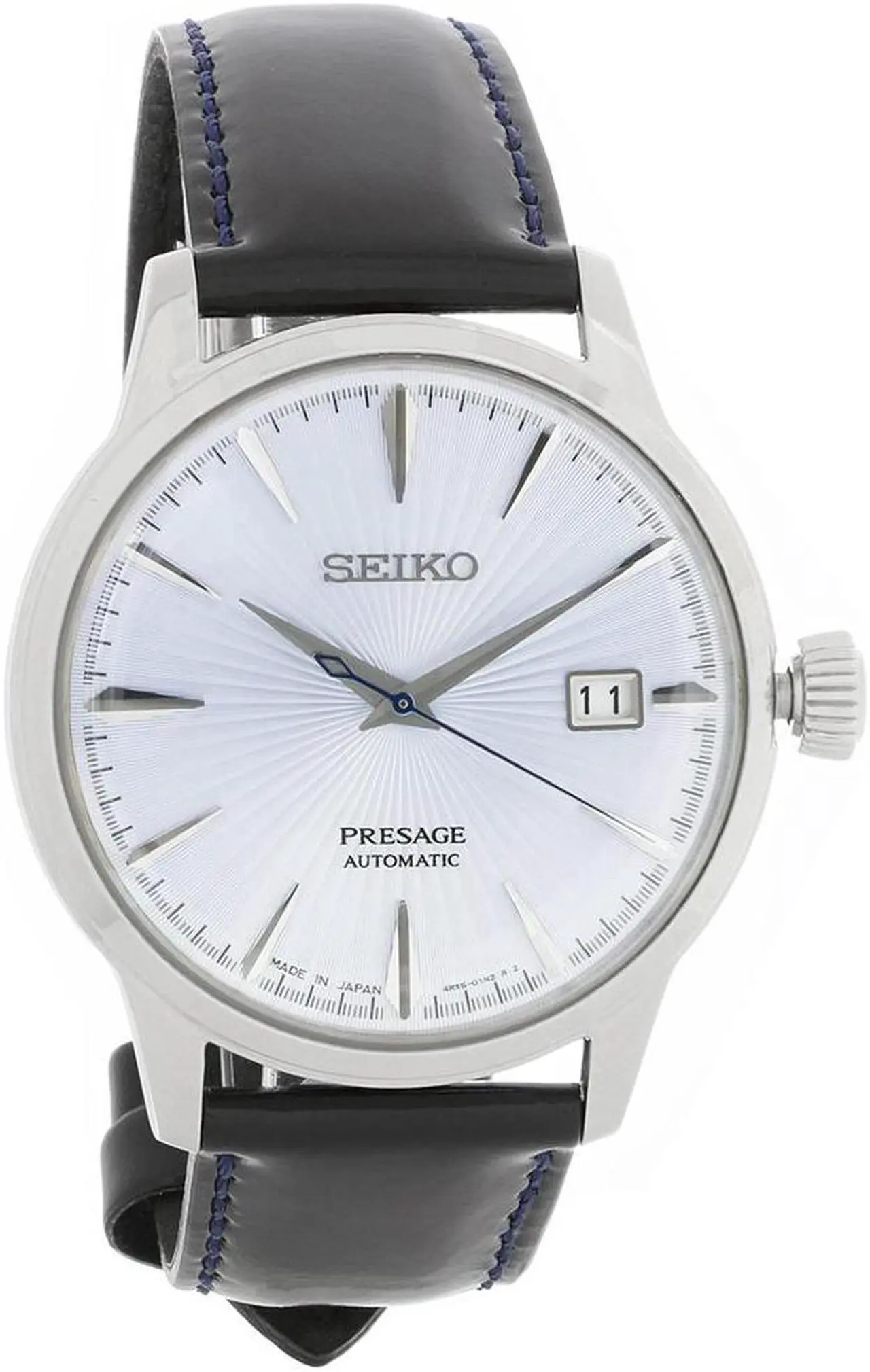 Main image of Seiko Presage Mens Stainless Steel Blue Dial Automatic Watch SRPB43