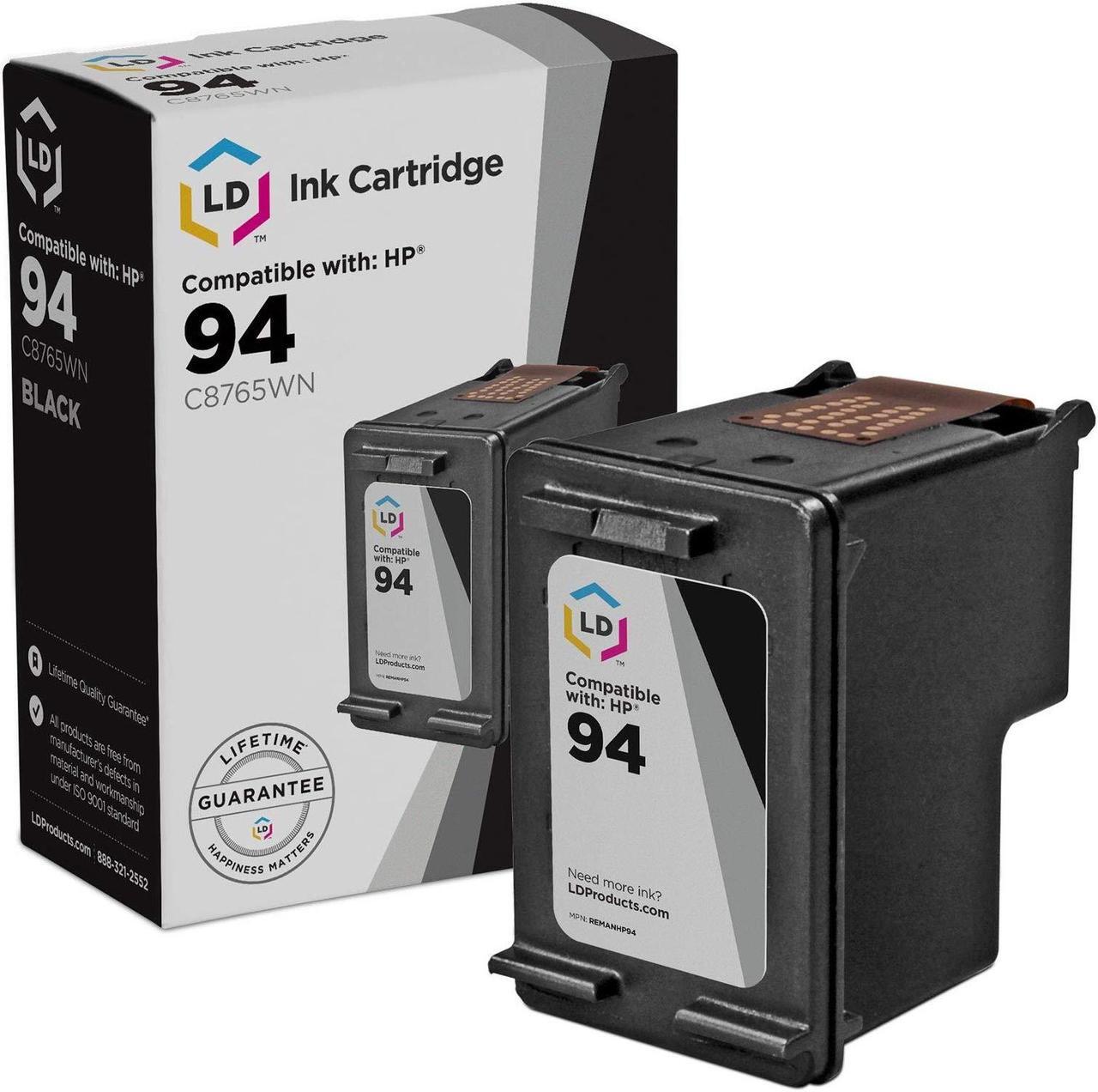 Main image of LD Products Remanufactured Ink Cartridge Replacement for HP 94 C8765WN (Black)
