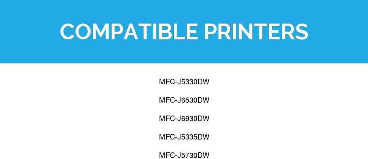 Alt view image 7 of 11 - LD Compatible Ink Cartridge Replacement for Brother LC3019BK Super High Yield (Black, 4-Pack) Compatible with MFC-J5330DW MFC-J5335DW MFC-J5730DW MFC-J6530DW MFC-J6930DW