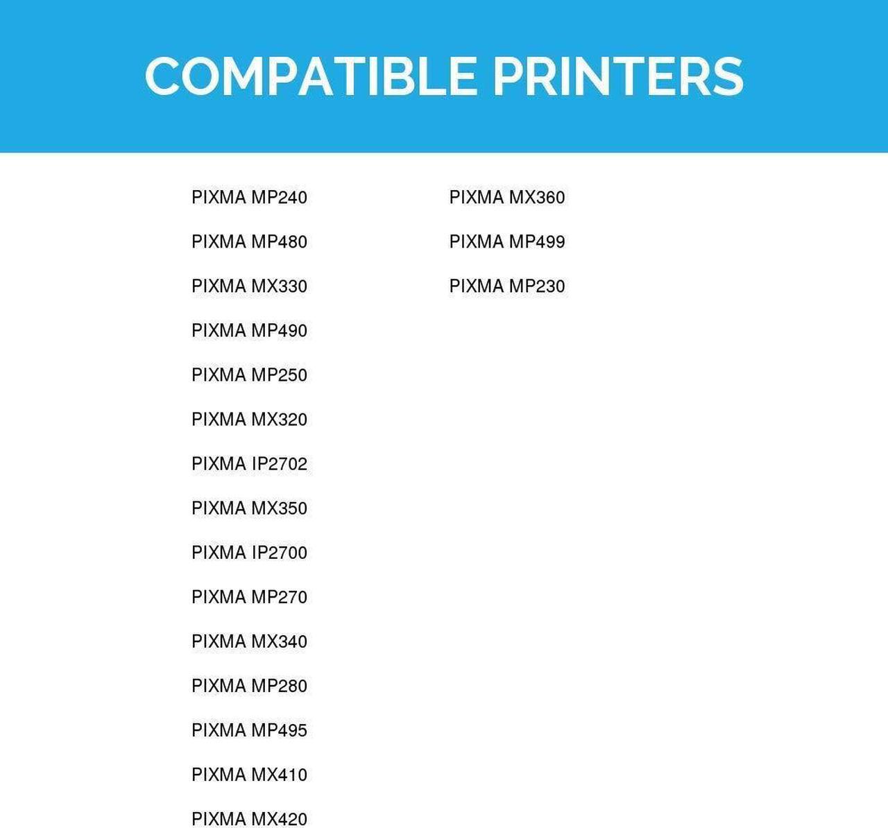Alt view image 7 of 11 - LD Remanufactured Ink Cartridge Replacement for Canon PG-210 2974B001 (Black) Compatible w MP240 MP480 MX330 MP490 MP250 MX320 iP2702 MX350 iP2700 MP270 MX340 MP280 MP495 MX410 MX420 MX360 MP499 MP230