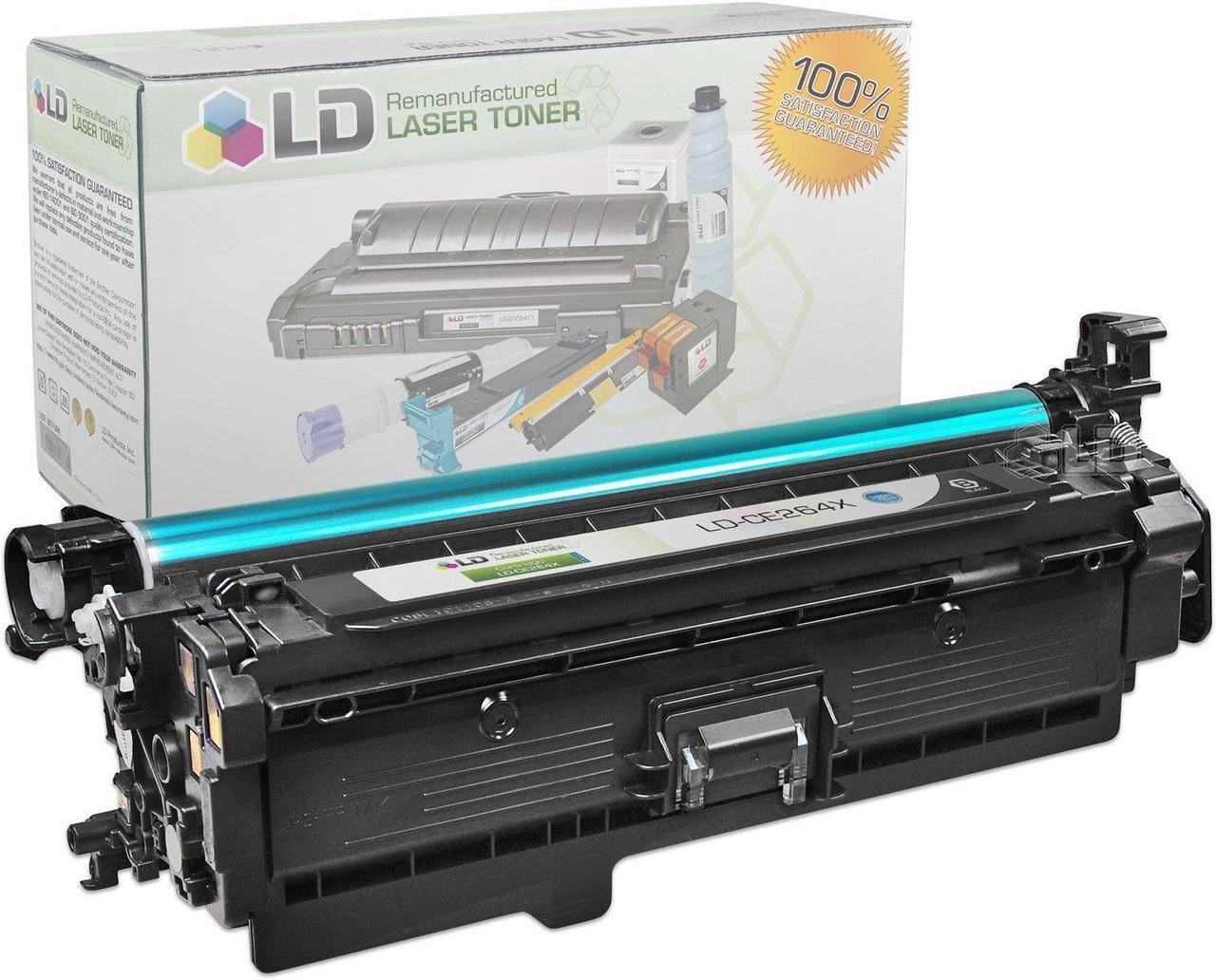 Alt view image 3 of 11 - LD © Remanufactured Replacement Laser Toner Cartridges for Hewlett Packard CE264X (HP 646X) High-Yield Black (2 Pack)