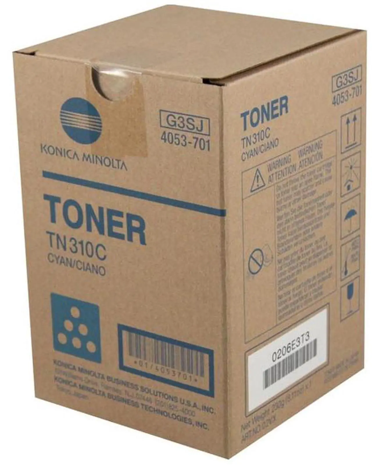 Alt view image 4 of 7 - Konica Minolta Cyan Toner Cartridge