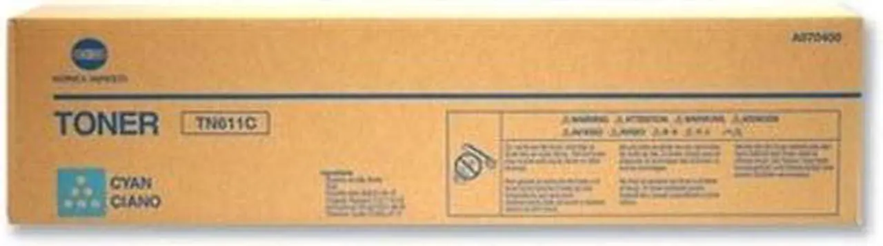 Alt view image 4 of 8 - Konica Minolta TN-611C Toner Cartridge - Cyan