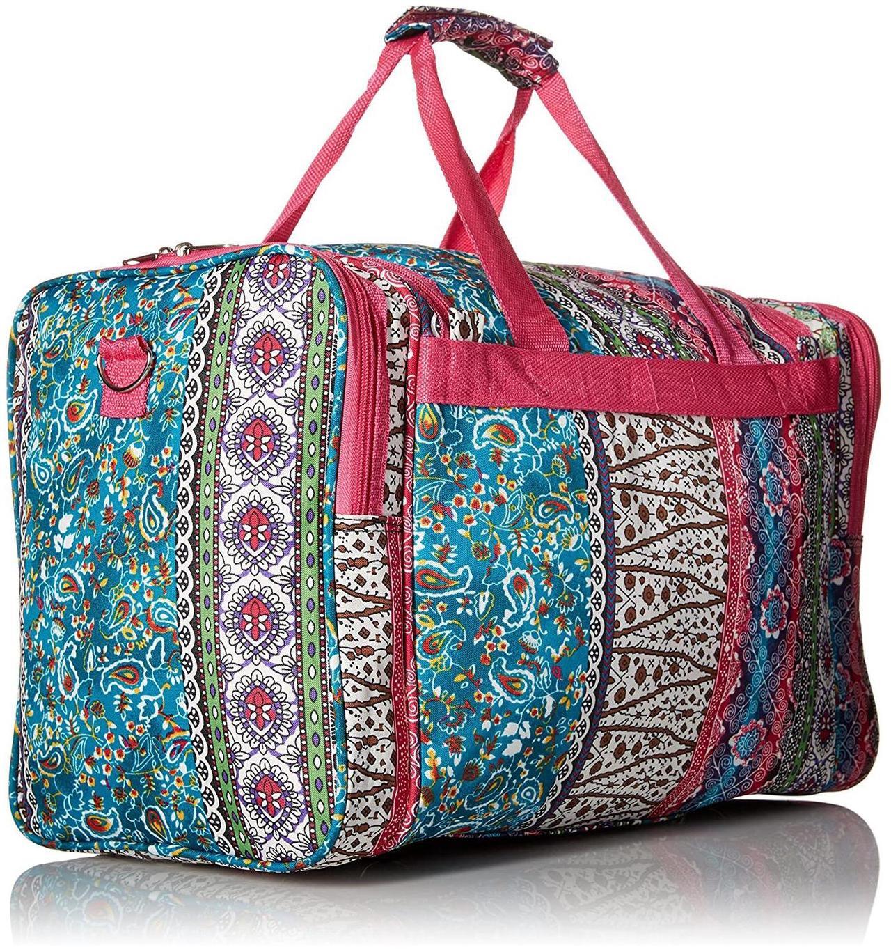 Alt view image 6 of 9 - World Traveler Artisan 22in. Travel Duffle Bag