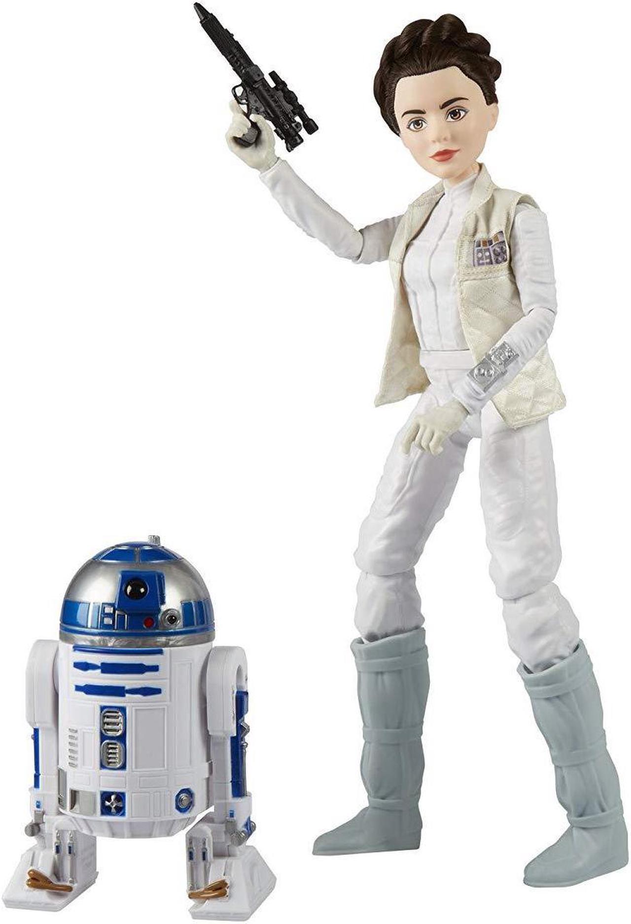 Alt view image 3 of 13 - Star Wars Forces of Destiny Princess Leia Organa Action Figure Doll & R2-D2 Set
