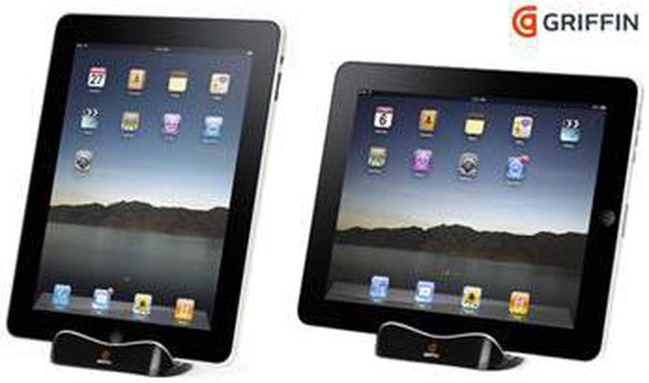 Griffin - WaveStand Viewing Stand for Apple iPad 3, iPad 2, iPad - Black