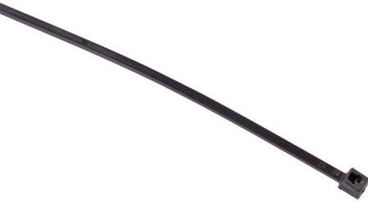 Main image of HellermannTyton - Cable Tie,4" x 1/16", Black, 18 lb./ 1000 pk