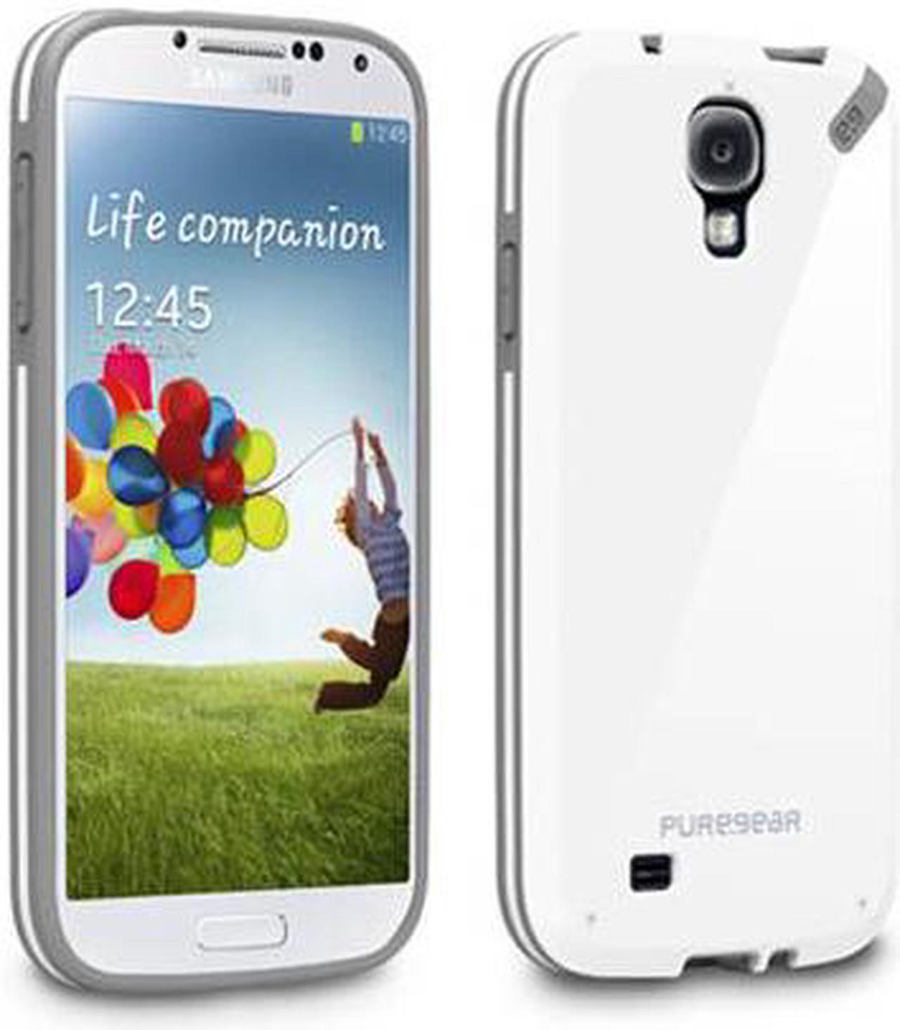 Alt view image 6 of 6 - PureGear Slim Shell Protective Cell Phone Case - White - Samsung Galaxy S4