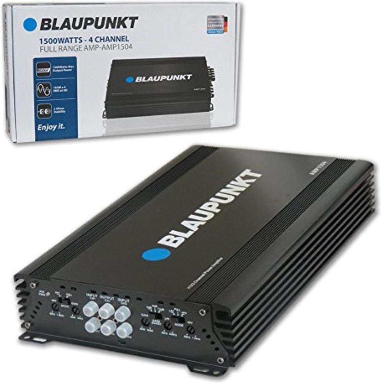 Alt view image 8 of 9 - Blaupunkt 1500W 4-Channel, Full-Range Amplifier (AMP1504)