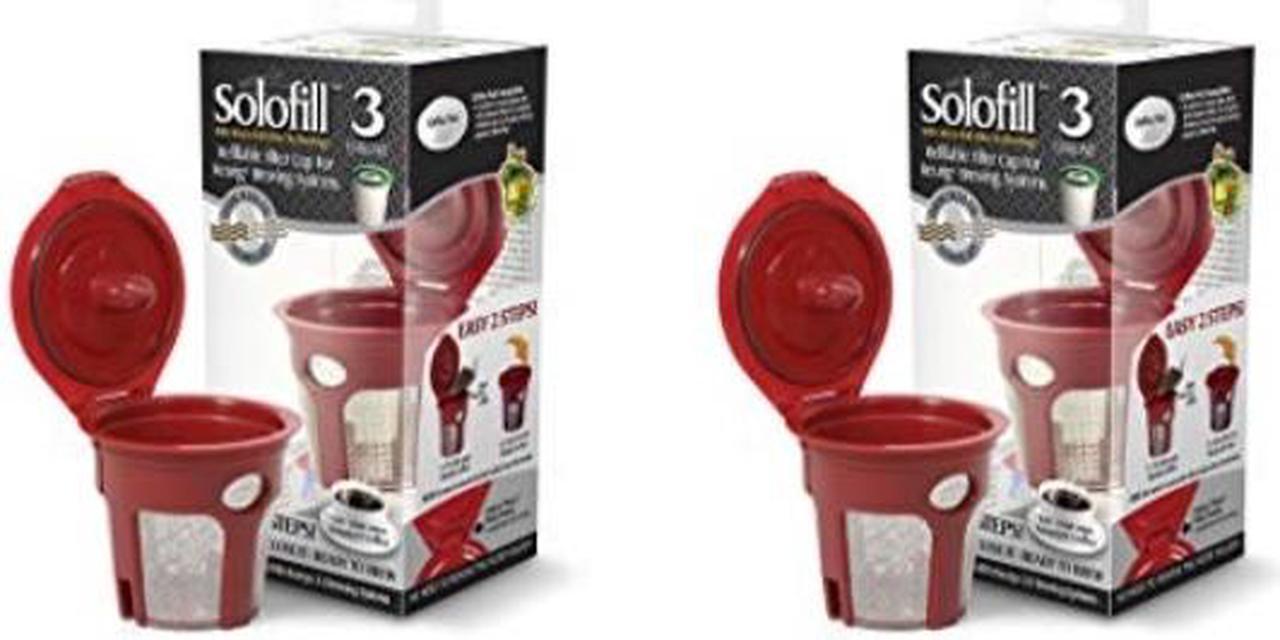 Alt view image 4 of 4 - Solofill K3 Cup Chrome Refillable Filter Cup for Keurig