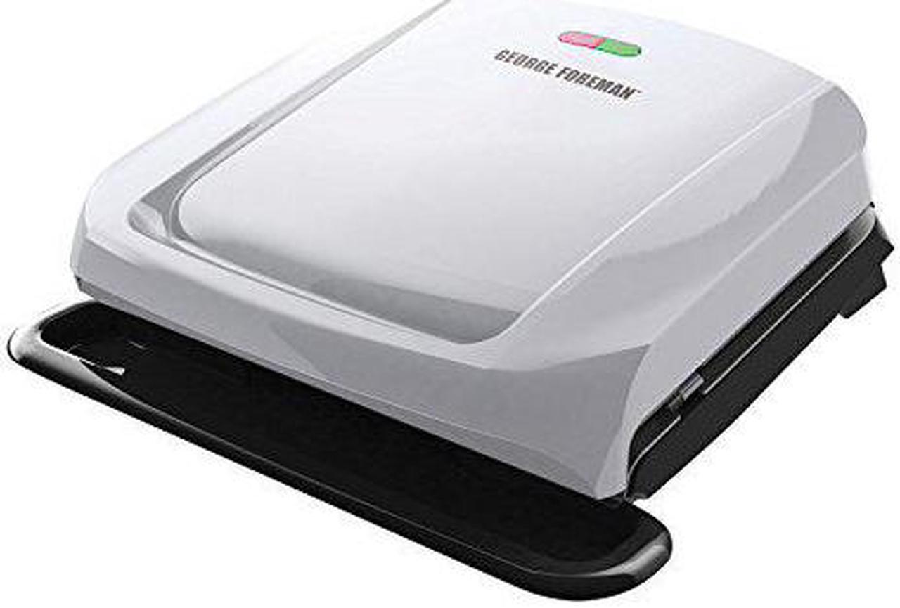 Alt view image 4 of 9 - George Foreman 4-Serving Removable Plate & Panini Grill Platinum GRP1060P