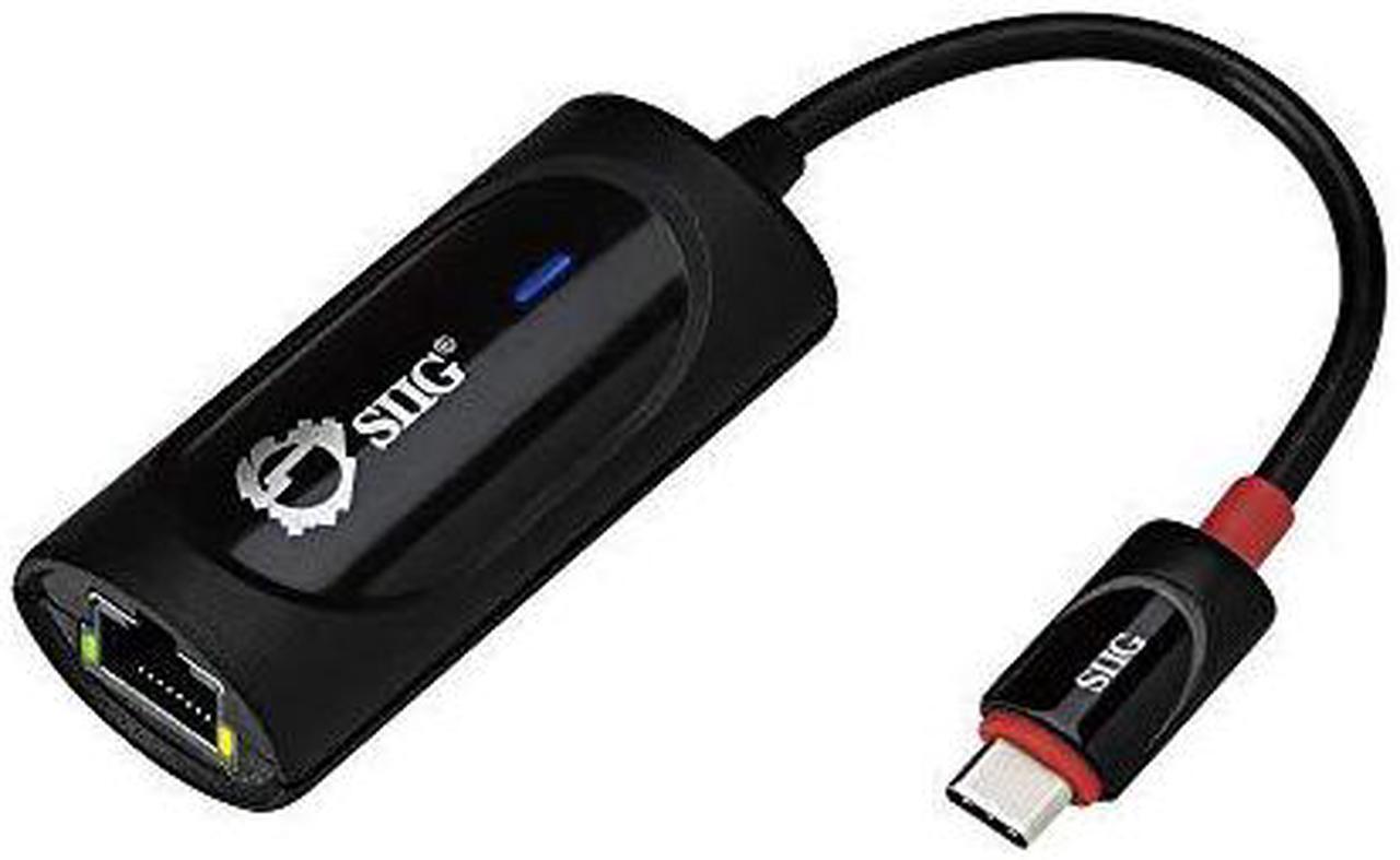 Alt view image 5 of 8 - SIIG USB-C to Gigabit Ethernet Adapter - USB 3.0