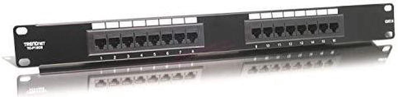 Alt view image 17 of 18 - TRENDnet TC-P16C6 16-Port Cat.6 Patch Panel