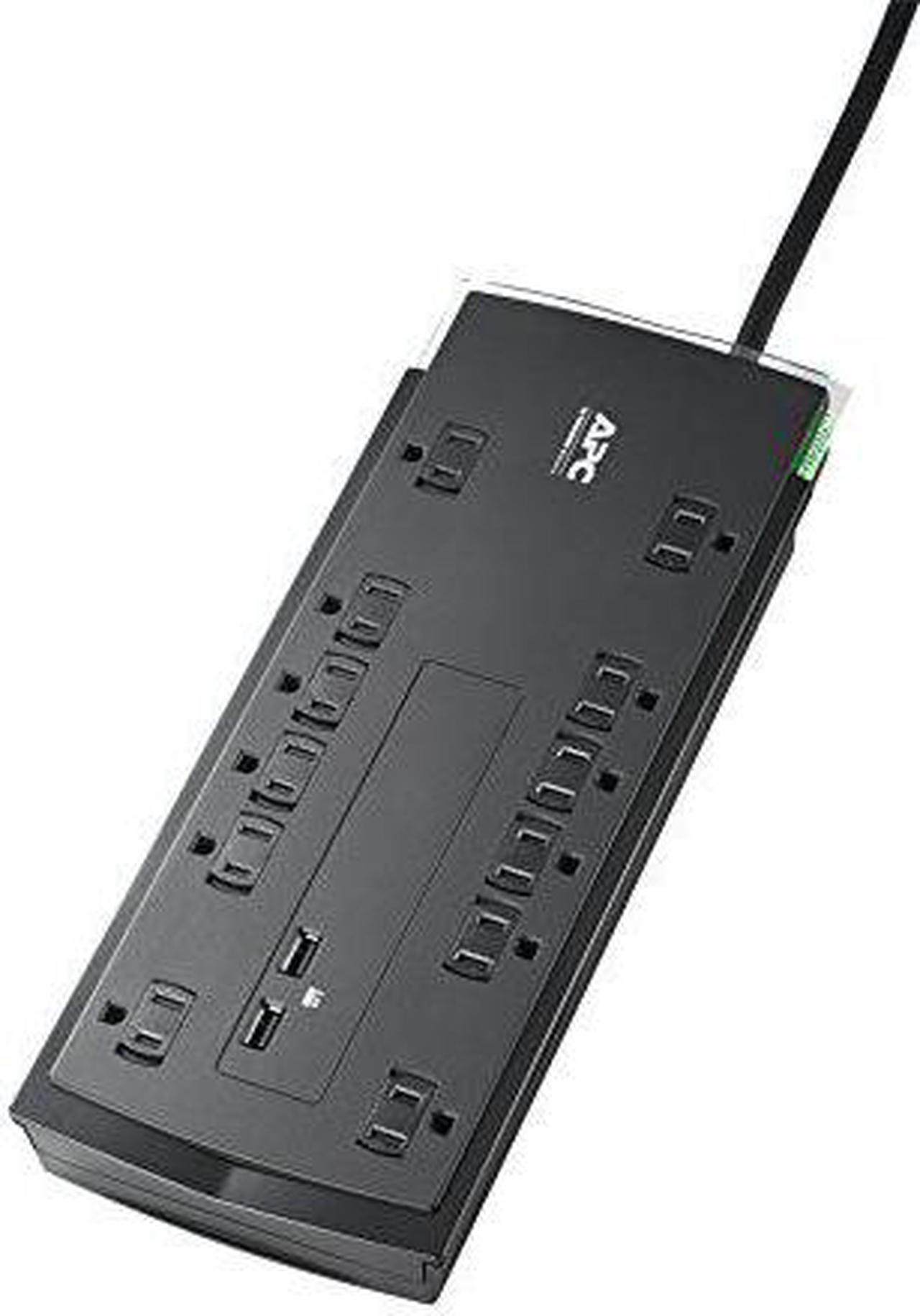 Alt view image 11 of 18 - APC UP P12U2 Performance SurgeArrest 120V 12 Outlet w 2x2.4A USB Charger RTL