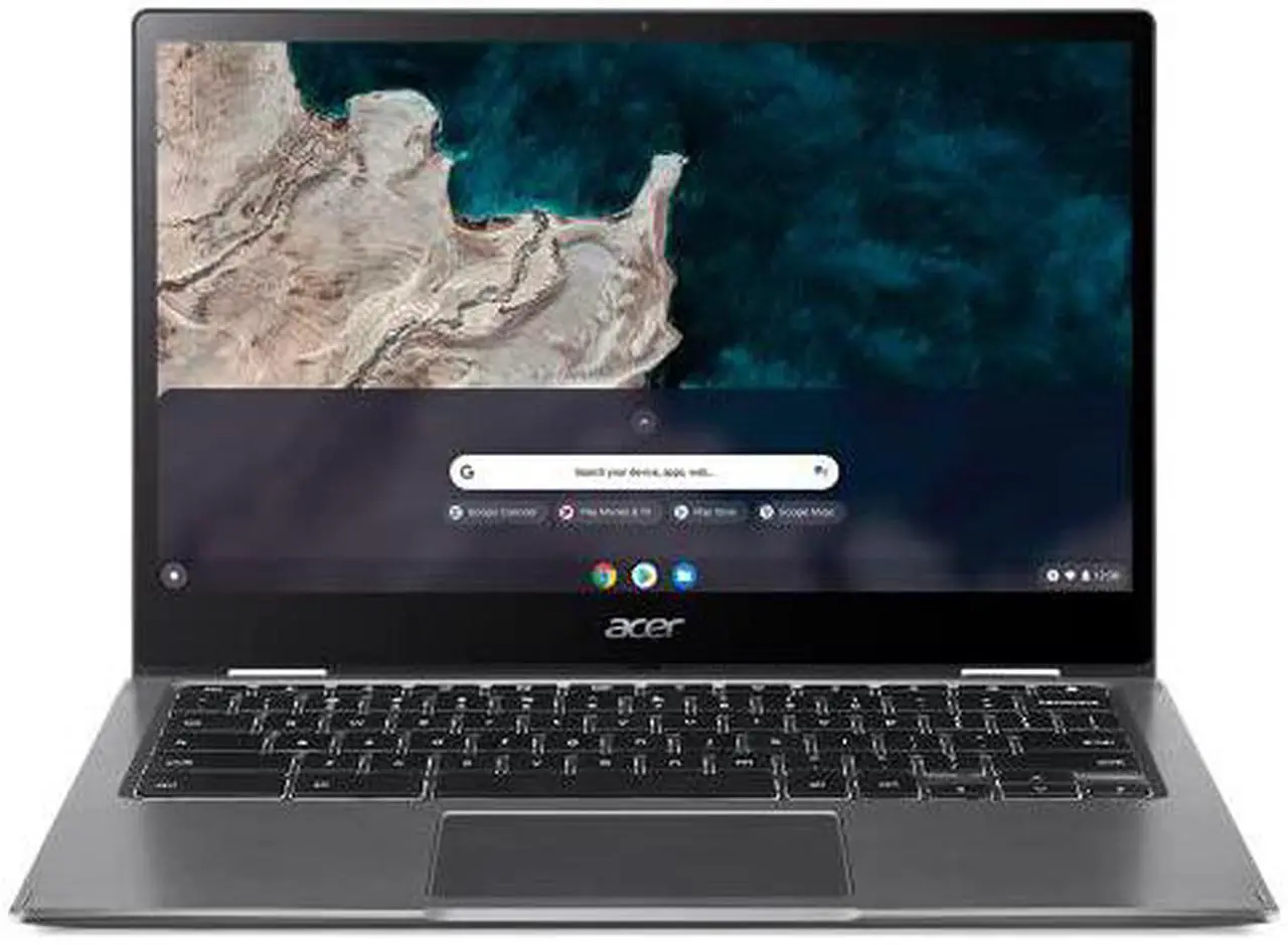 Alt view image 12 of 19 - Acer Chromebook Spin 513 R841LT R841LT-S6DJ 13.3" Touchscreen 2 in 1 Chromebook - Full HD - 1920 x 1080 - ARM Kryo 468 Octa-core (8 Core) 2.40 GHz - 8 GB RAM - 128 GB Flash Memory - Qualcomm SC71