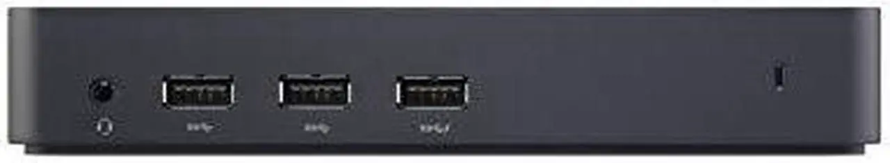 Alt view image 3 of 3 - dell usb 3.0 ultra hd/4k triple display docking station (d3100), black