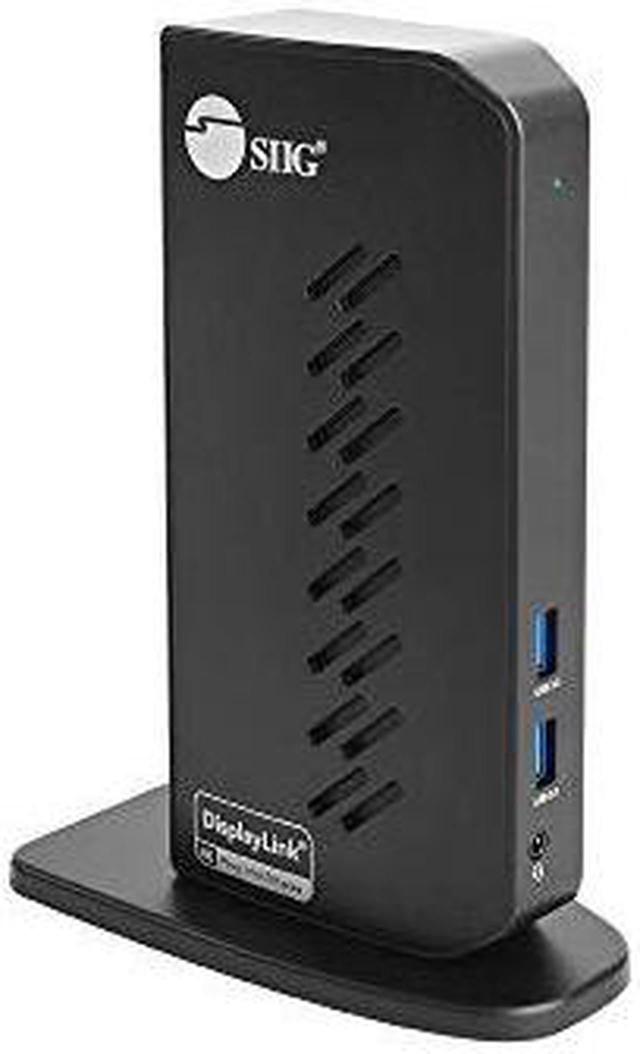 Alt view image 8 of 17 - SIIG AC JUDK0H11S1 Universal Hybrid Dual 4K Video Docking Station TypeC TB3