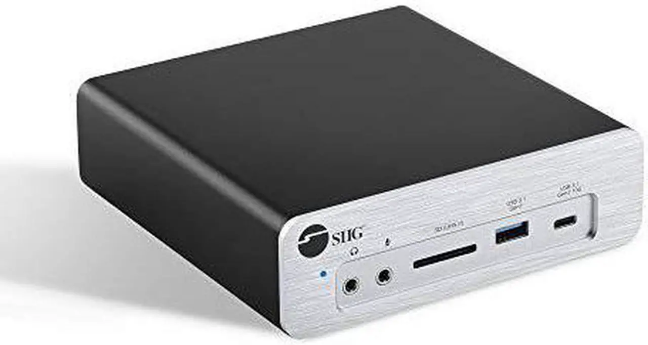 Alt view image 16 of 19 - SIIG AC JUDK0K11S1 Thunderbolt3 DP14 Docking Station w Dual M2 NVMe SSDPD