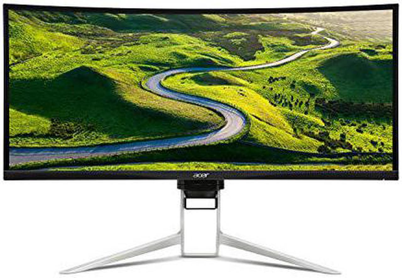 Alt view image 3 of 3 - Acer XR342CK Pbmiiqphuzx Black 34" 3440 x 1440 Ultra-Wide IPS Curved Gaming Monitor FreeSync 1ms MPRT 21:9 VESA Built-in Speakers USB 3.1 HDMI DisplayPort Height Adjustable