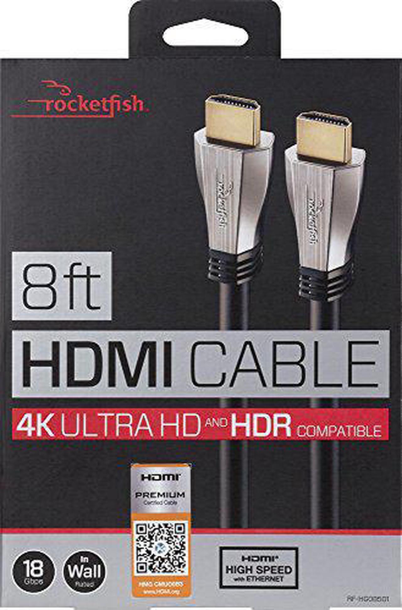 Alt view image 3 of 3 - rocketfish - 8' in-wall hdmi cable