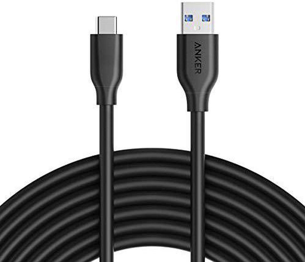 Alt view image 8 of 9 - Anker USB C Cable, Powerline USB 3.0 to USB C Charger Cable (10ft) with 56k Ohm Pull-up Resistor for Samsung Galaxy Note 8, S8, S8+, S9, Oculus Quest, Sony XZ, LG V20 G5 G6, HTC 10 and More