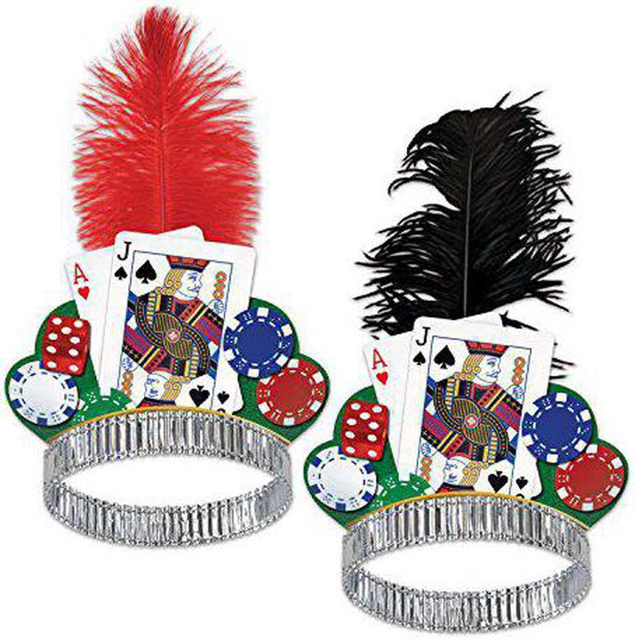 Beistle Casino Night Tiaras - 1 Assorted Color