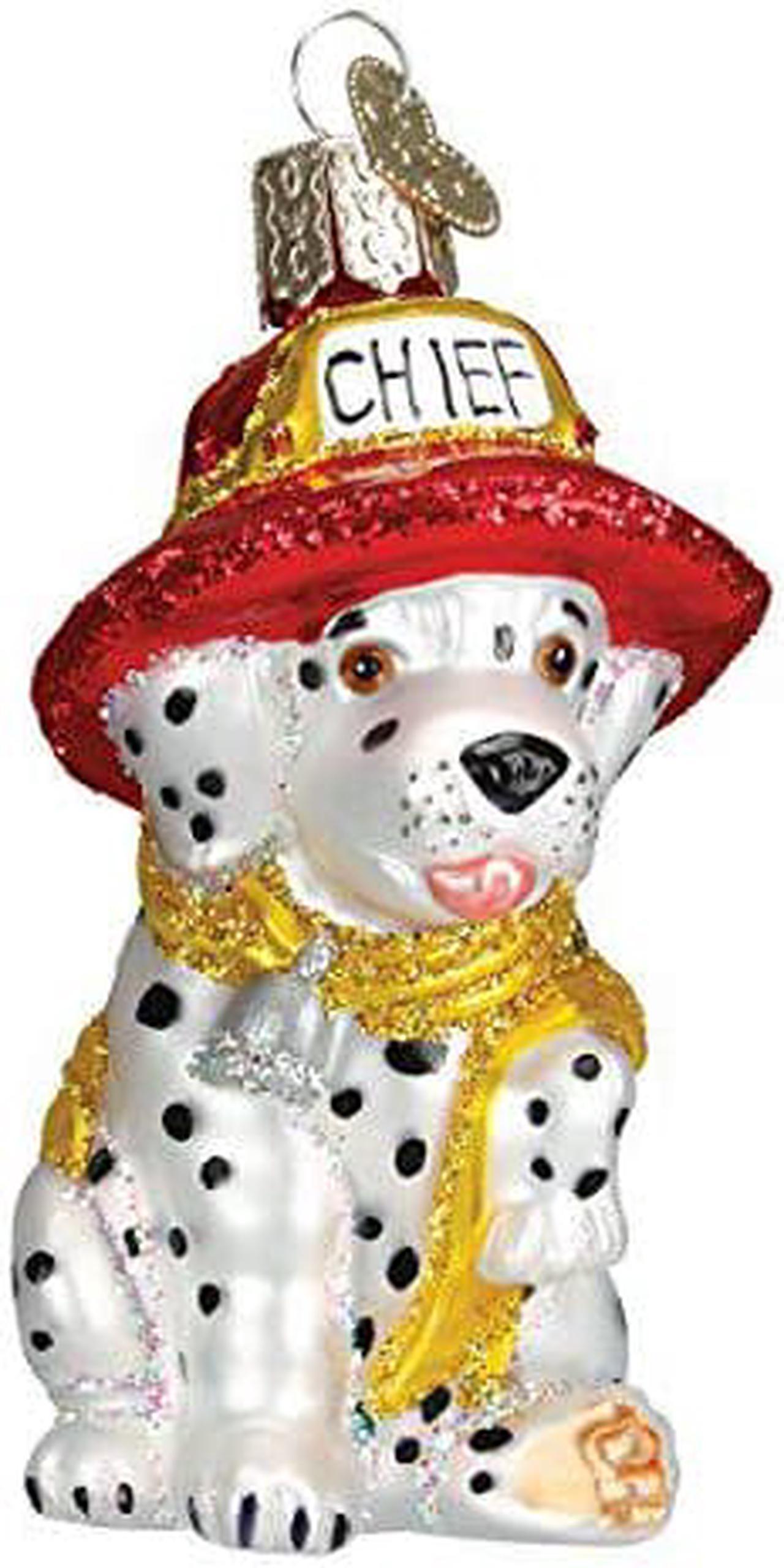 Old World Christmas Dog Collection Glass Blown Ornaments For Christmas Tree Dalmatian Pup