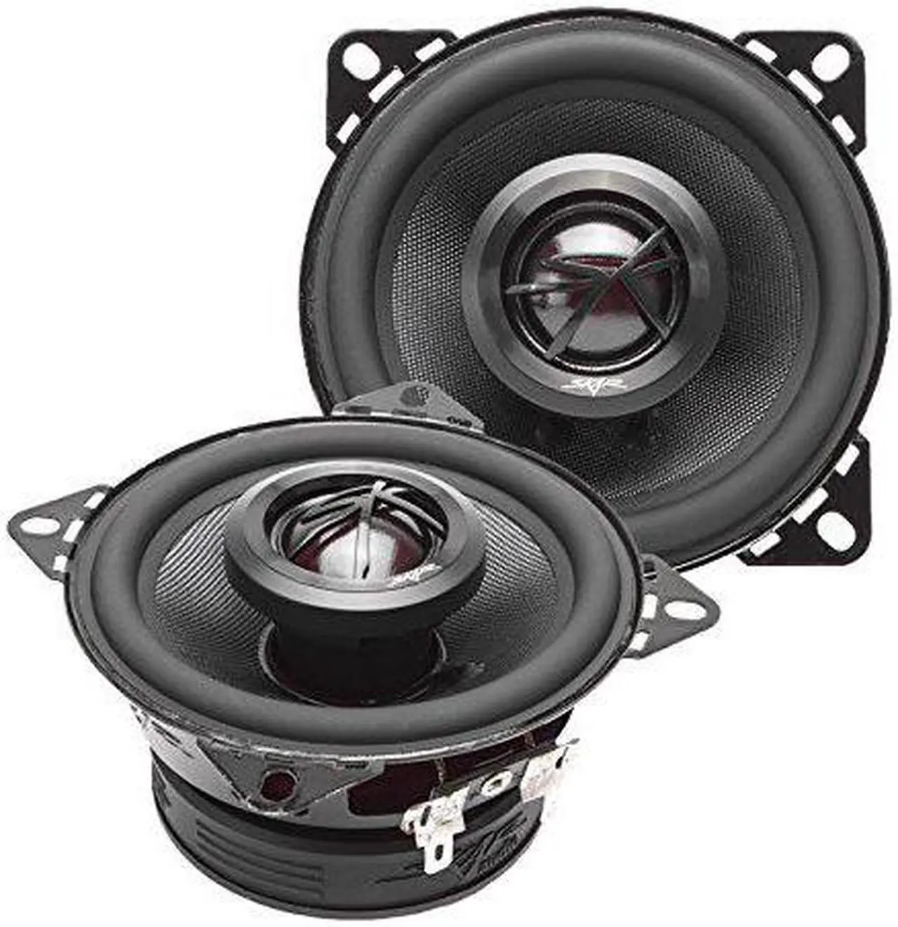 Alt view image 4 of 5 - skar audio tx4 4" 120w 2way elite coaxial car speakers, pair