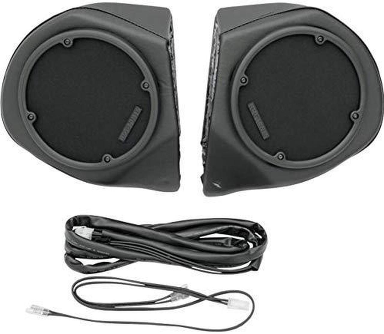 Alt view image 3 of 3 - Hogtunes RR-SPKR-POD Rear Speaker Pods 99-13 models w/ radio and King tour boxes