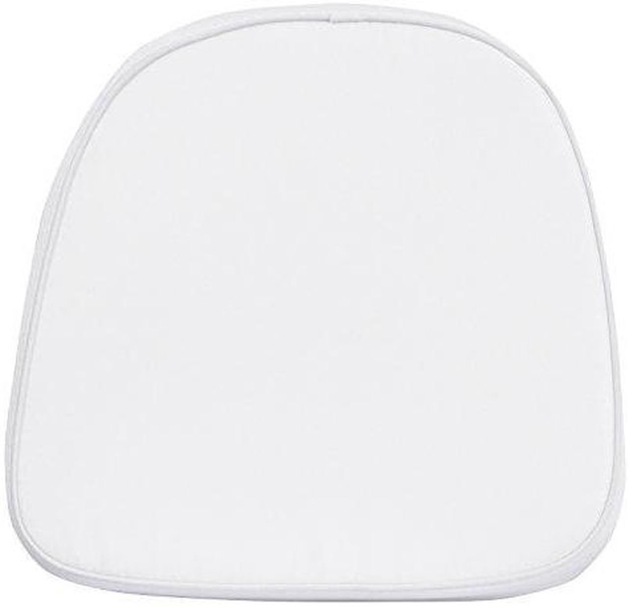 Alt view image 7 of 12 - Kids Soft White Fabric Chiavari Chair Cushion