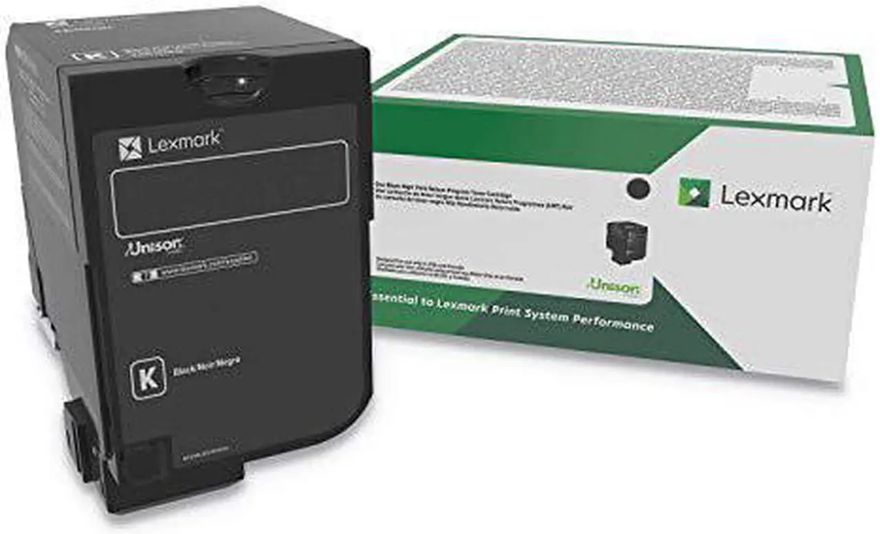 Alt view image 7 of 10 - Lexmark 74C0HKG TAA High Yield Return Program Toner Cartridge - Black